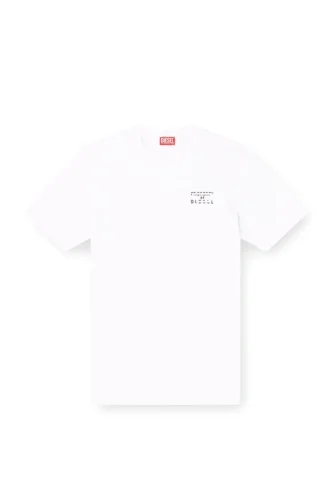 t-adjust-v5 T-shirt i bomull med pufftryck