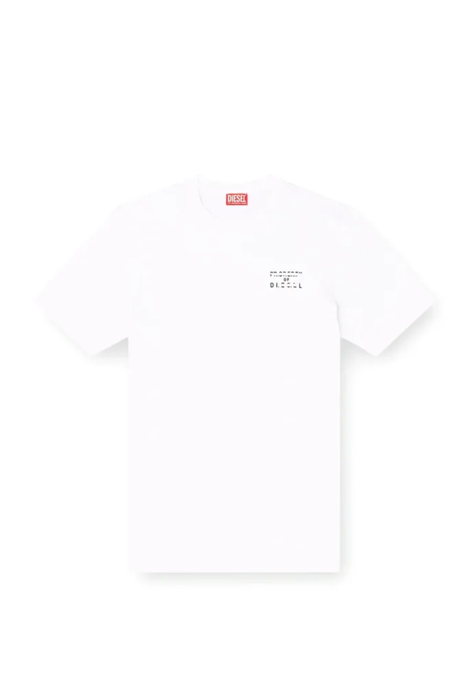t-adjust-v5 T-shirt i bomull med pufftryck t-adjust-v5 T-shirt i bomull med pufftryck