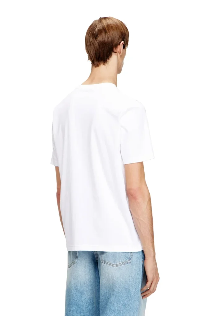 t-adjust-v5 T-shirt i bomull med pufftryck t-adjust-v5 T-shirt i bomull med pufftryck