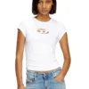t-angie T-shirt med peekaboo-logotyp t-angie T-shirt med peekaboo-logotyp