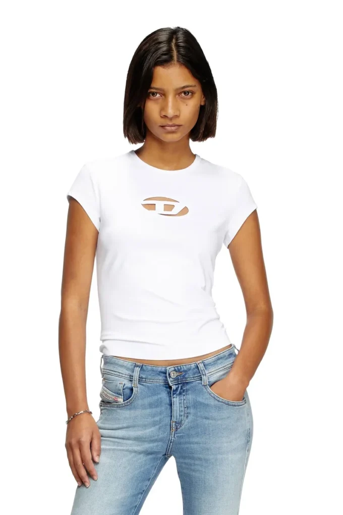 t-angie T-shirt med peekaboo-logotyp t-angie T-shirt med peekaboo-logotyp