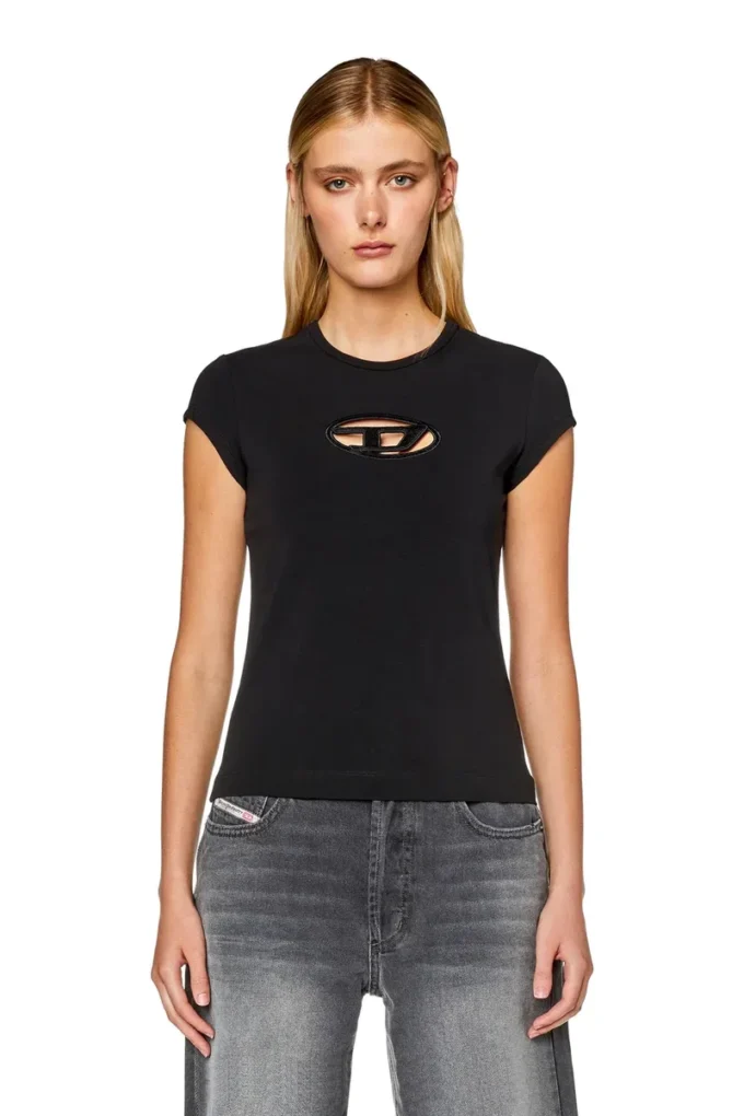 t-angie T-shirt med peekaboo-logotyp t-angie T-shirt med peekaboo-logotyp