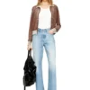 t-anki-od Slim ribbad linne med metalliskt Oval D t-anki-od Slim ribbad linne med metalliskt Oval D