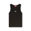 t-anki-od Slim ribbad linne med metalliskt Oval D t-anki-od Slim ribbad linne med metalliskt Oval D