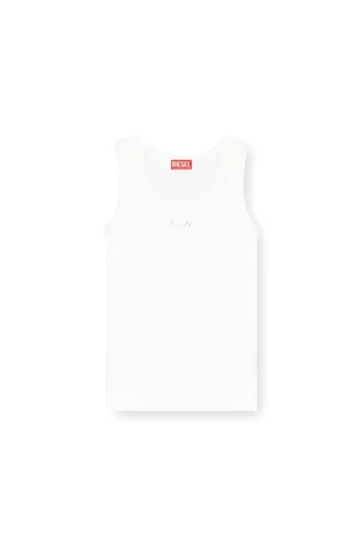 t-anki-od Slim ribbad linne med metalliskt Oval D
