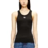 t-anki-od Slim ribbad linne med metalliskt Oval D t-anki-od Slim ribbad linne med metalliskt Oval D