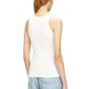 t-anki-od Slim ribbad linne med metalliskt Oval D t-anki-od Slim ribbad linne med metalliskt Oval D