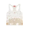 t-bils-dev Tulle-linne med sliten jersey t-bils-dev Tulle-linne med sliten jersey