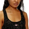t-bils-dev Tulle-linne med sliten jersey t-bils-dev Tulle-linne med sliten jersey