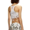 t-bils-dev Tulle-linne med sliten jersey t-bils-dev Tulle-linne med sliten jersey