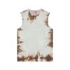 t-bisco-burn-art Tylblus med tryck av brinnande plast t-bisco-burn-art Tylblus med tryck av brinnande plast