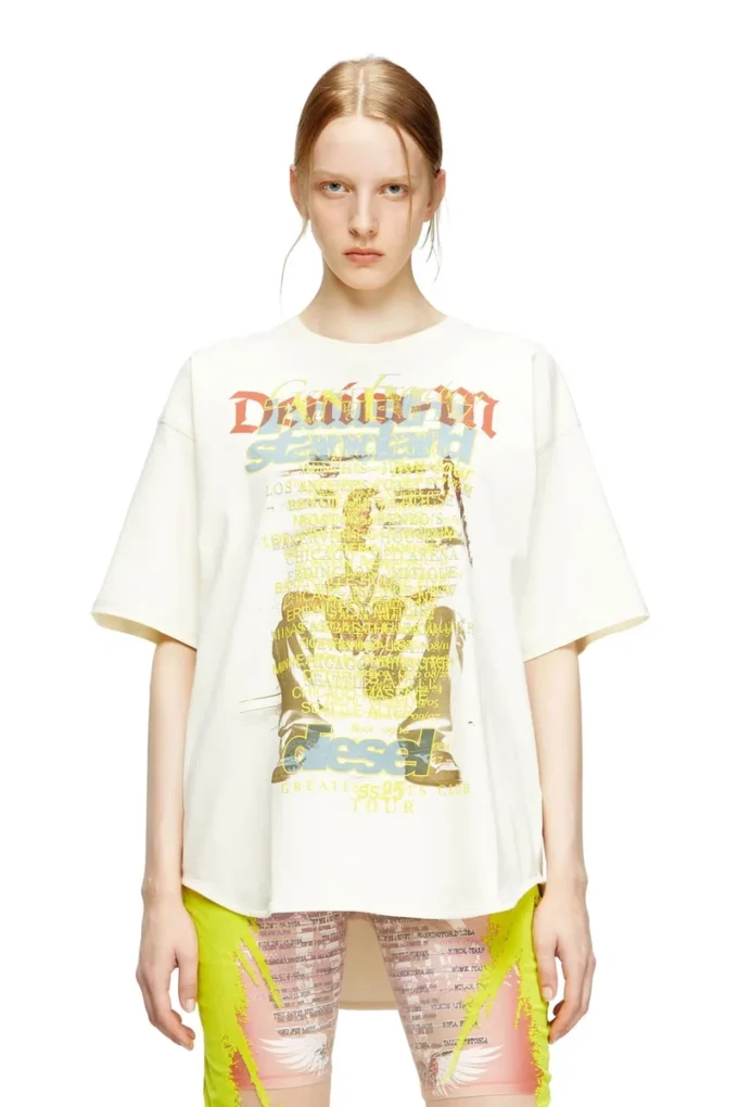 t-bix-aa T-shirt med textutskrift t-bix-aa T-shirt med textutskrift