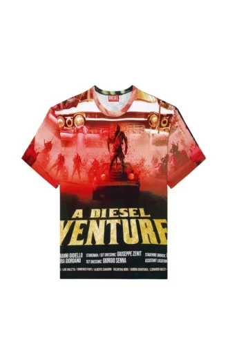 t-boxt-adventure T-shirt med Diesel-filmtryck