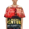 t-boxt-adventure T-shirt med Diesel-filmtryck t-boxt-adventure T-shirt med Diesel-filmtryck