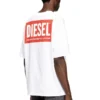 t-boxt-bisk Bomullst-shirt med Diesel Biscotto-tryck t-boxt-bisk Bomullst-shirt med Diesel Biscotto-tryck