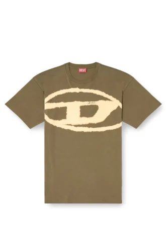 t-boxt-bleach T-shirt med blekt Oval D-logo