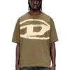t-boxt-bleach T-shirt med blekt Oval D-logo t-boxt-bleach T-shirt med blekt Oval D-logo