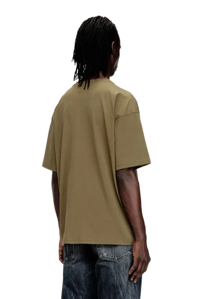 t-boxt-bleach T-shirt med blekt Oval D-logo t-boxt-bleach T-shirt med blekt Oval D-logo