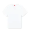 t-boxt-dco Avslappnad bomullst-shirt med broderad oval D t-boxt-dco Avslappnad bomullst-shirt med broderad oval D