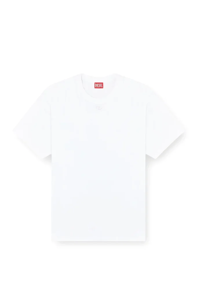 t-boxt-dco Avslappnad bomullst-shirt med broderad oval D t-boxt-dco Avslappnad bomullst-shirt med broderad oval D