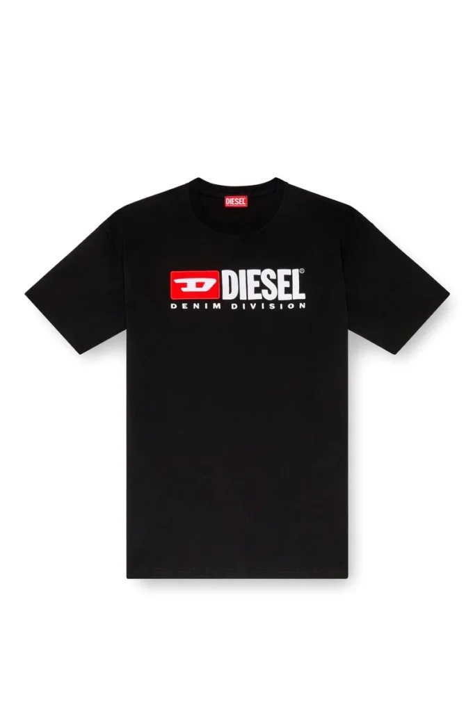 t-boxt-div T-shirt med Diesel-patchlogotyp t-boxt-div T-shirt med Diesel-patchlogotyp