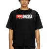 t-boxt-div T-shirt med Diesel-patchlogotyp t-boxt-div T-shirt med Diesel-patchlogotyp