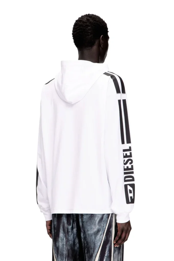 t-boxt-ls-hood-rib Hoodie-T-shirt med kontrastgrafik t-boxt-ls-hood-rib Hoodie-T-shirt med kontrastgrafik
