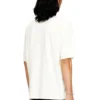 t-boxt-n14 T-shirt med slitna flockade logotyper t-boxt-n14 T-shirt med slitna flockade logotyper