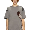 t-boxt-peeloff Peel-off T-shirt med örnmotiv t-boxt-peeloff Peel-off T-shirt med örnmotiv