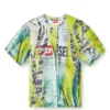 t-boxt-r13 T-shirt med trompe l’oeil-tryck t-boxt-r13 T-shirt med trompe l’oeil-tryck