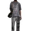 t-boxt-t13 T-shirt med tonalt medeltida tryck t-boxt-t13 T-shirt med tonalt medeltida tryck