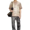 t-boxt-t13 T-shirt med tonalt medeltida tryck t-boxt-t13 T-shirt med tonalt medeltida tryck