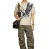 t-boxt-t14 Camo-T-shirt med örntryck t-boxt-t14 Camo-T-shirt med örntryck
