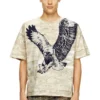 t-boxt-t14 Camo-T-shirt med örntryck t-boxt-t14 Camo-T-shirt med örntryck