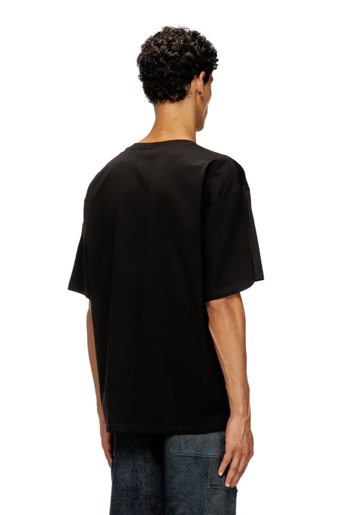t-boxt-t21 Bomullst-shirt med hajmunstryck t-boxt-t21 Bomullst-shirt med hajmunstryck