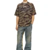 t-boxt-t22 Camo T-shirt med camo-logotyp t-boxt-t22 Camo T-shirt med camo-logotyp