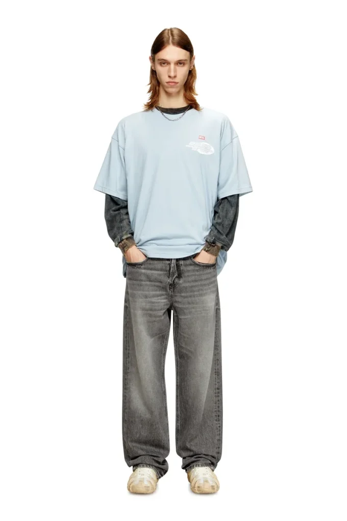 t-boxt-t23 Bomullst-shirt med grafiskt tryck t-boxt-t23 Bomullst-shirt med grafiskt tryck