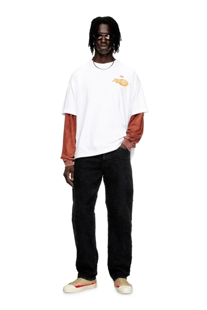 t-boxt-t23 Bomullst-shirt med grafiskt tryck t-boxt-t23 Bomullst-shirt med grafiskt tryck