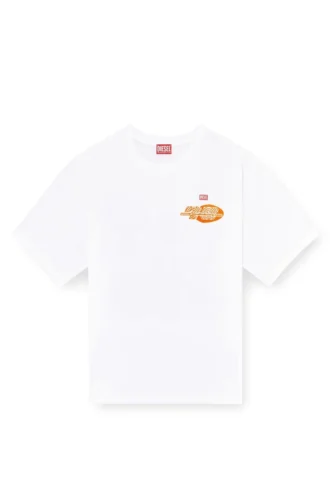 t-boxt-t23 Bomullst-shirt med grafiskt tryck