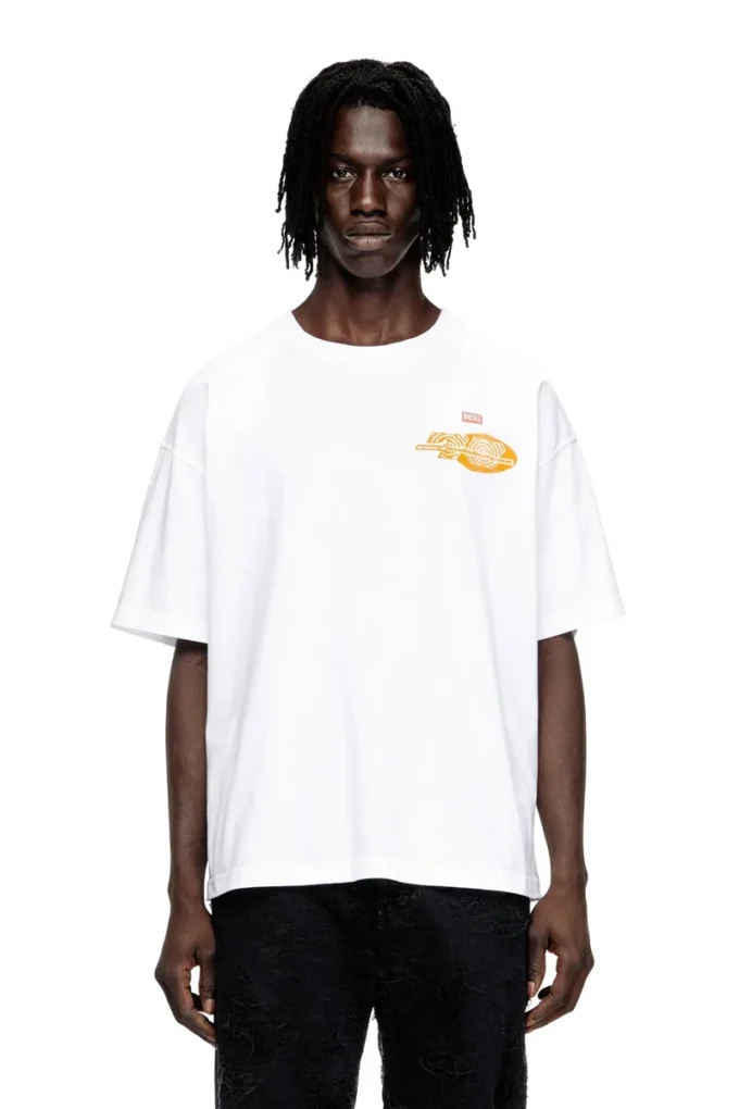 t-boxt-t23 Bomullst-shirt med grafiskt tryck t-boxt-t23 Bomullst-shirt med grafiskt tryck