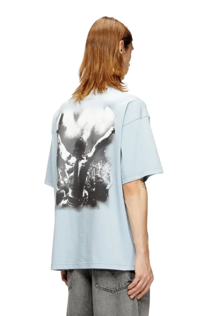 t-boxt-t23 Bomullst-shirt med grafiskt tryck t-boxt-t23 Bomullst-shirt med grafiskt tryck