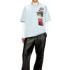 t-boxt-t3 T-shirt med logotypfotopatchar t-boxt-t3 T-shirt med logotypfotopatchar