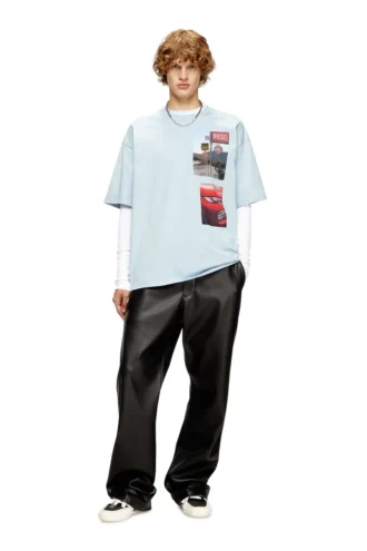 t-boxt-t3 T-shirt med logotypfotopatchar