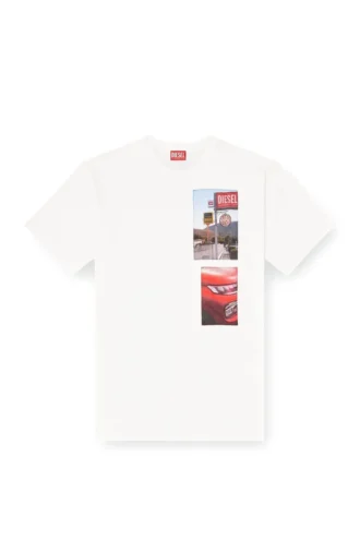 t-boxt-t3 T-shirt med logotypfotopatchar