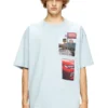t-boxt-t3 T-shirt med logotypfotopatchar t-boxt-t3 T-shirt med logotypfotopatchar