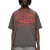 t-boxt-t5 Bomullst-shirt med Oval D-tryck t-boxt-t5 Bomullst-shirt med Oval D-tryck