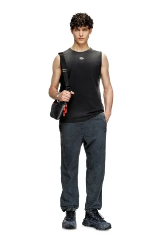 t-brico-new Faded tank top med utskuren oval D