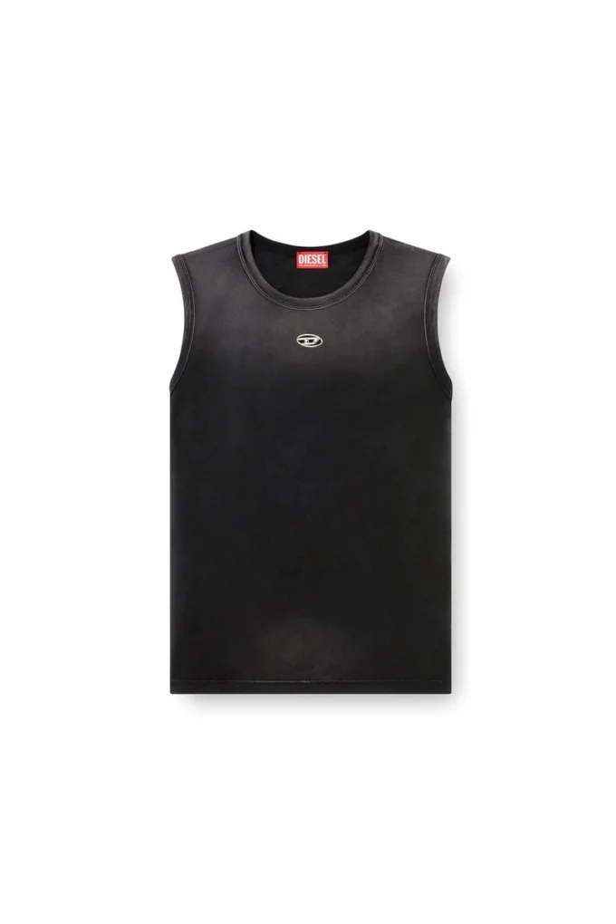 t-brico-new Faded tank top med utskuren oval D
