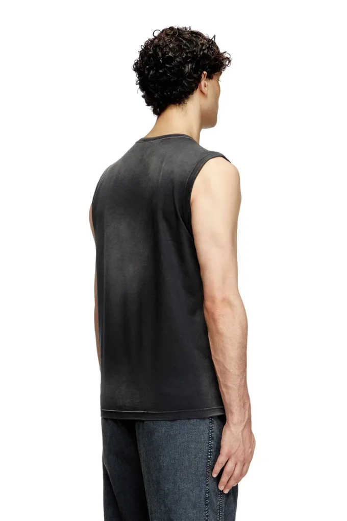 t-brico-new Faded tank top med utskuren oval D