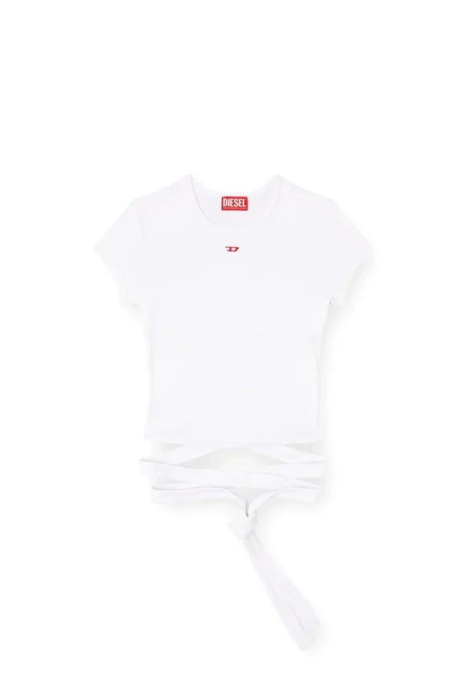 t-bunny-tail T-shirt med knytband t-bunny-tail T-shirt med knytband